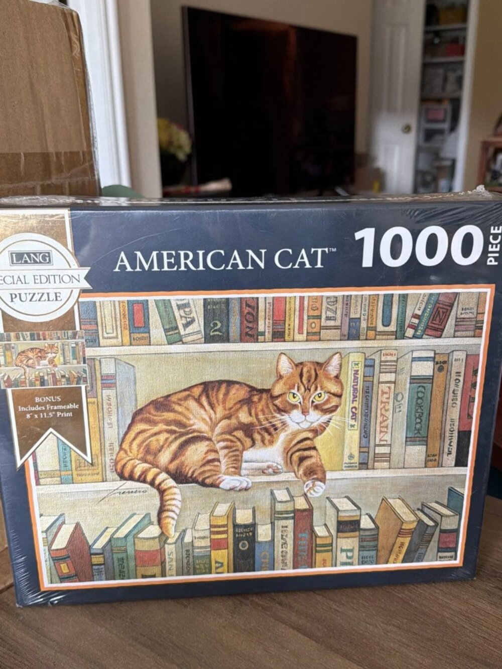 Lang American Cat Special Edition 1000pc Puzzle - NIB (SEALED)